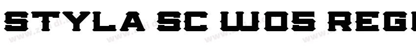 Styla SC W05 Regula字体转换 Styla SC W05 Regula字体转换